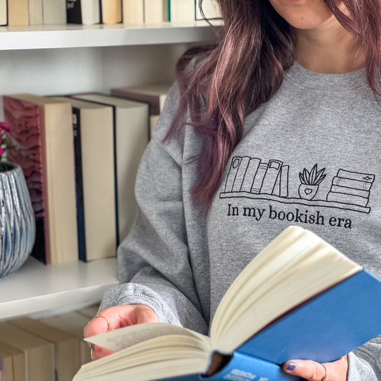 Sweatshirt | Bookish Era | bestickt | Bookish Sweatshirt