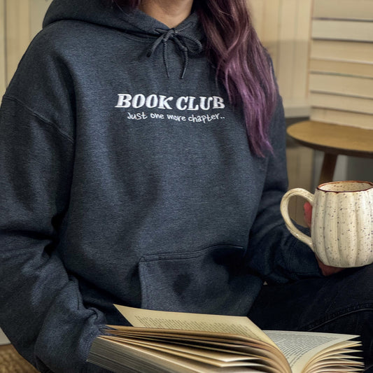Hoodie | Book Club | bestickt | Bookish Hoodie