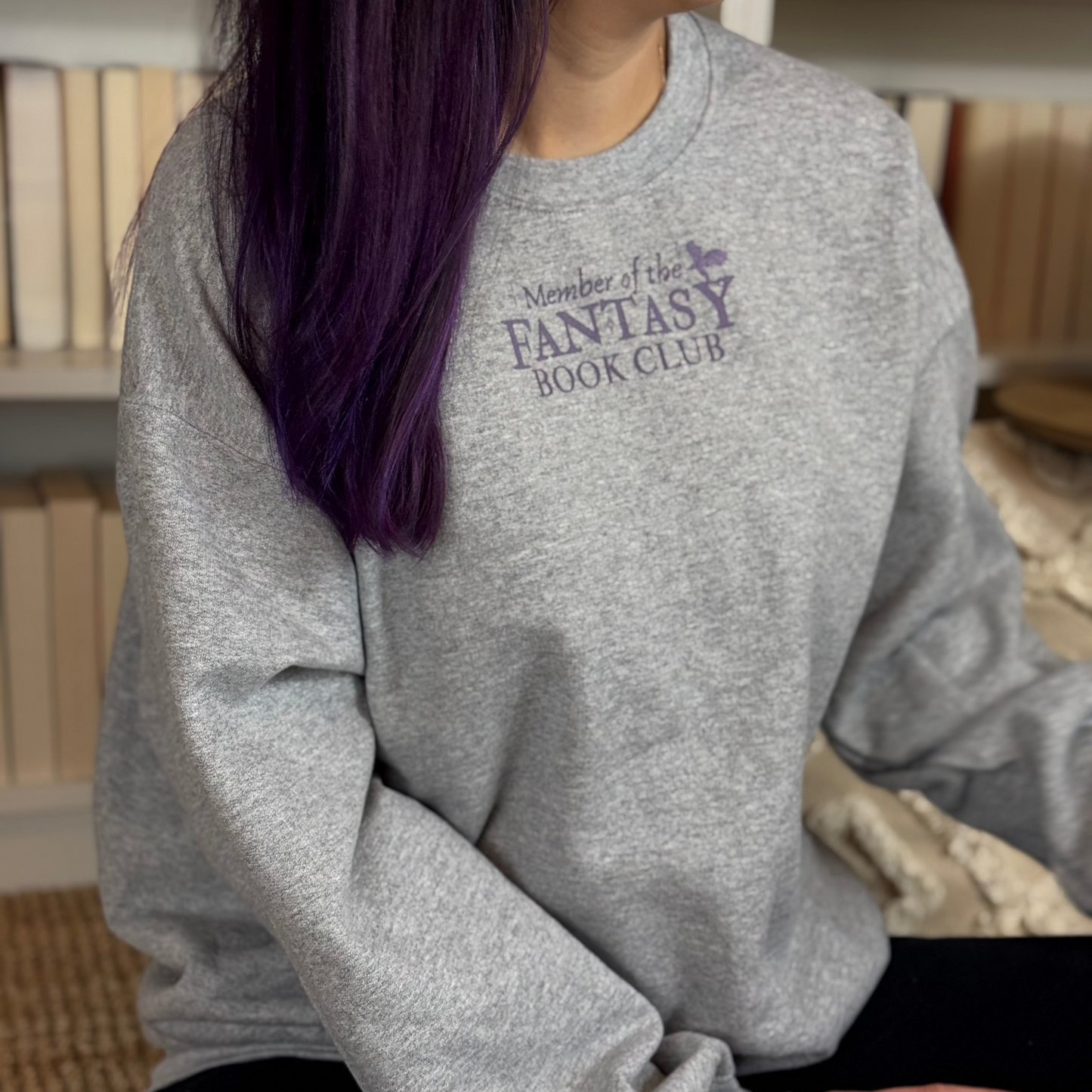 Sweatshirt | Fantasy Reader Book Club | Druck farbig | Bookish Sweatshirt