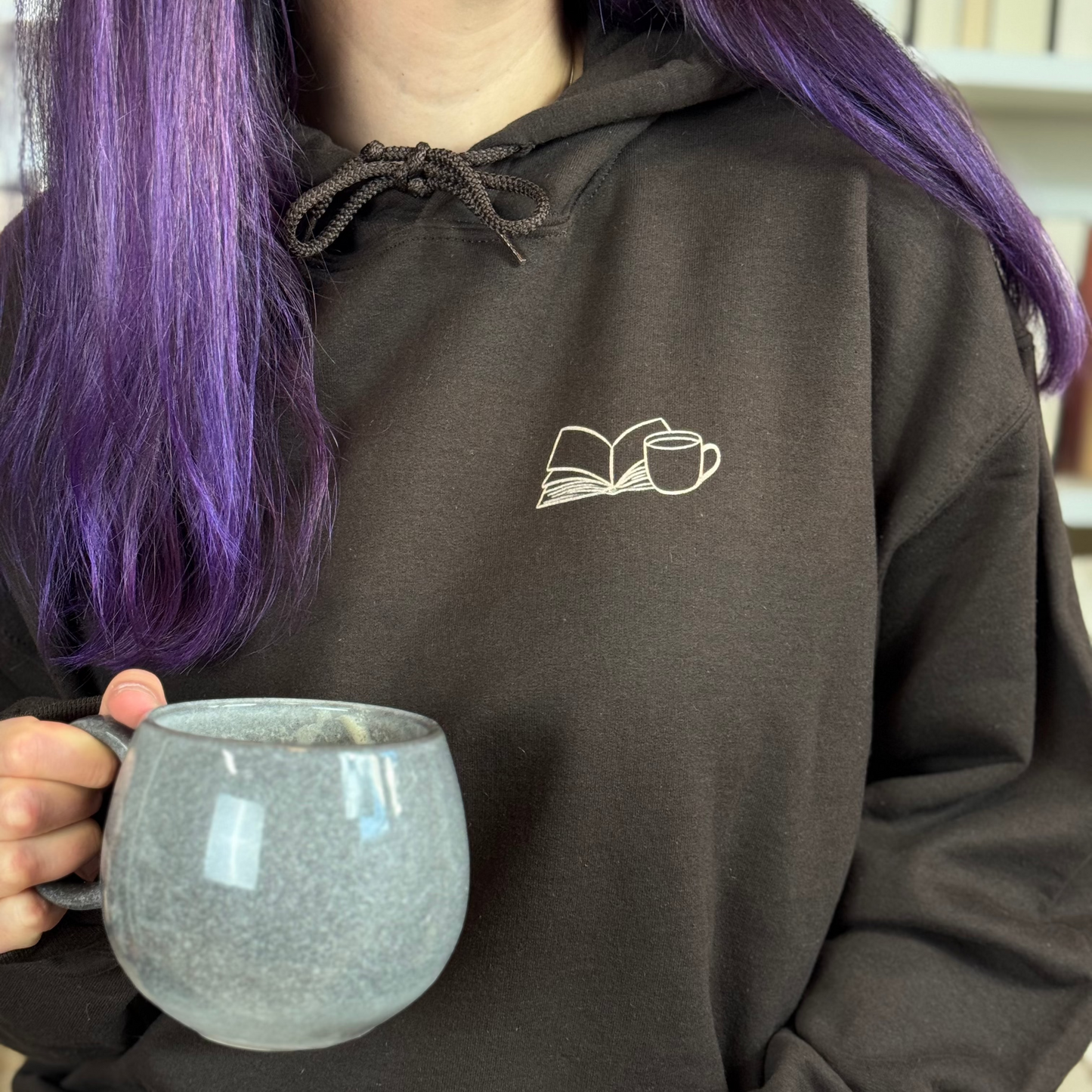 Hoodie | Books & Coffee | Druck | Bookish Hoodie