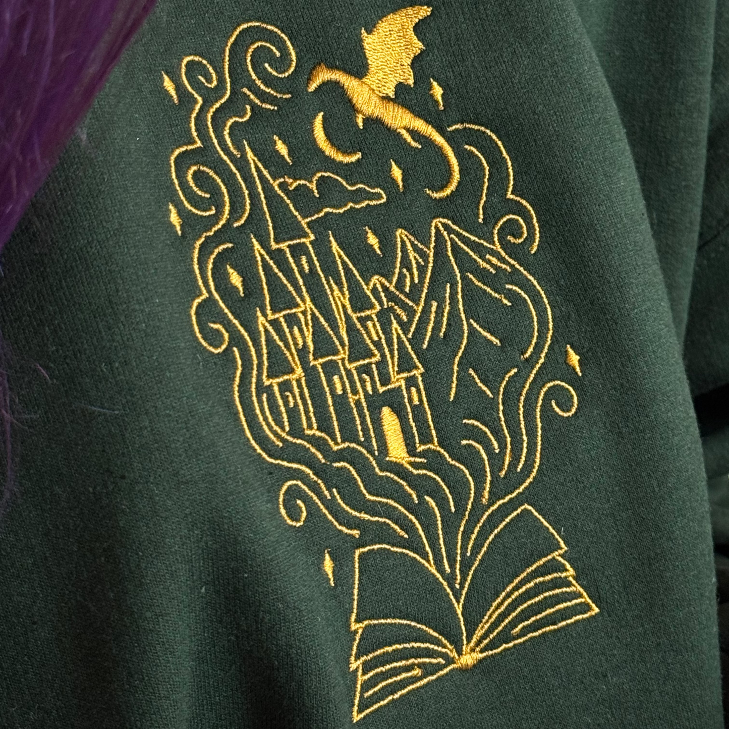 Sweatshirt | Buchwelt | bestickt | Bookish Sweatshirt