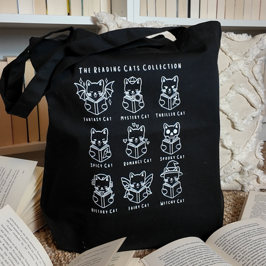 Tote Bag | Reading Cats Collection | Bookish Beutel