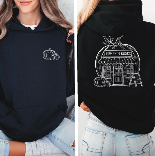Hoodie | Pumpkin Bookstore | Druck | Bookish Autumn