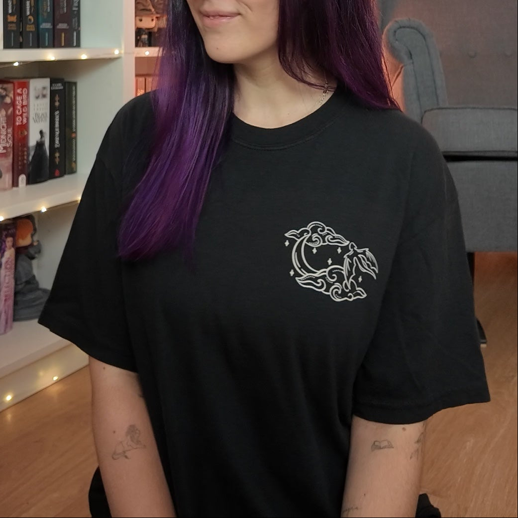 Bookish Fantasy T-Shirt- Dragon Mirror