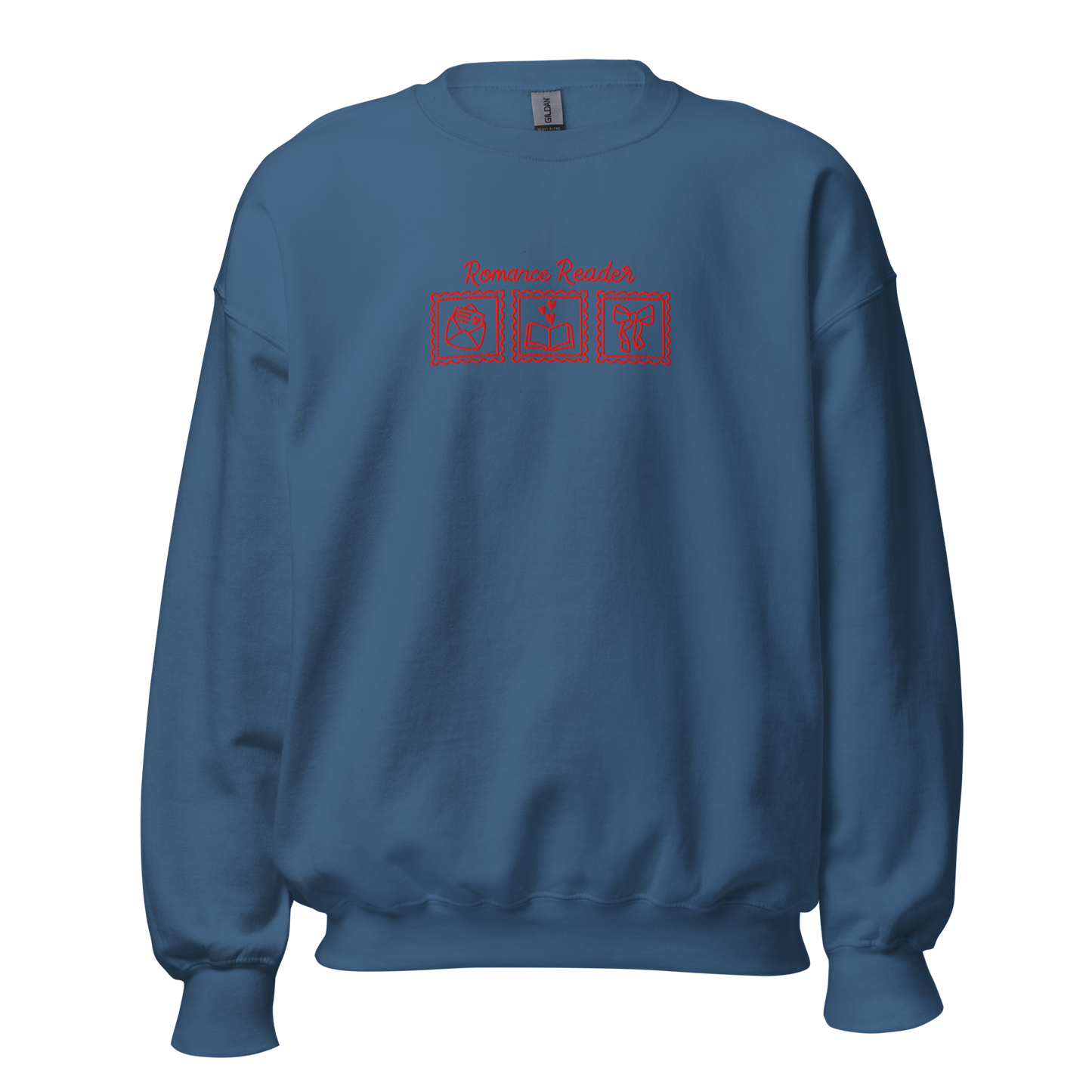 bookish sweatshirt romance schriftzug stickerei