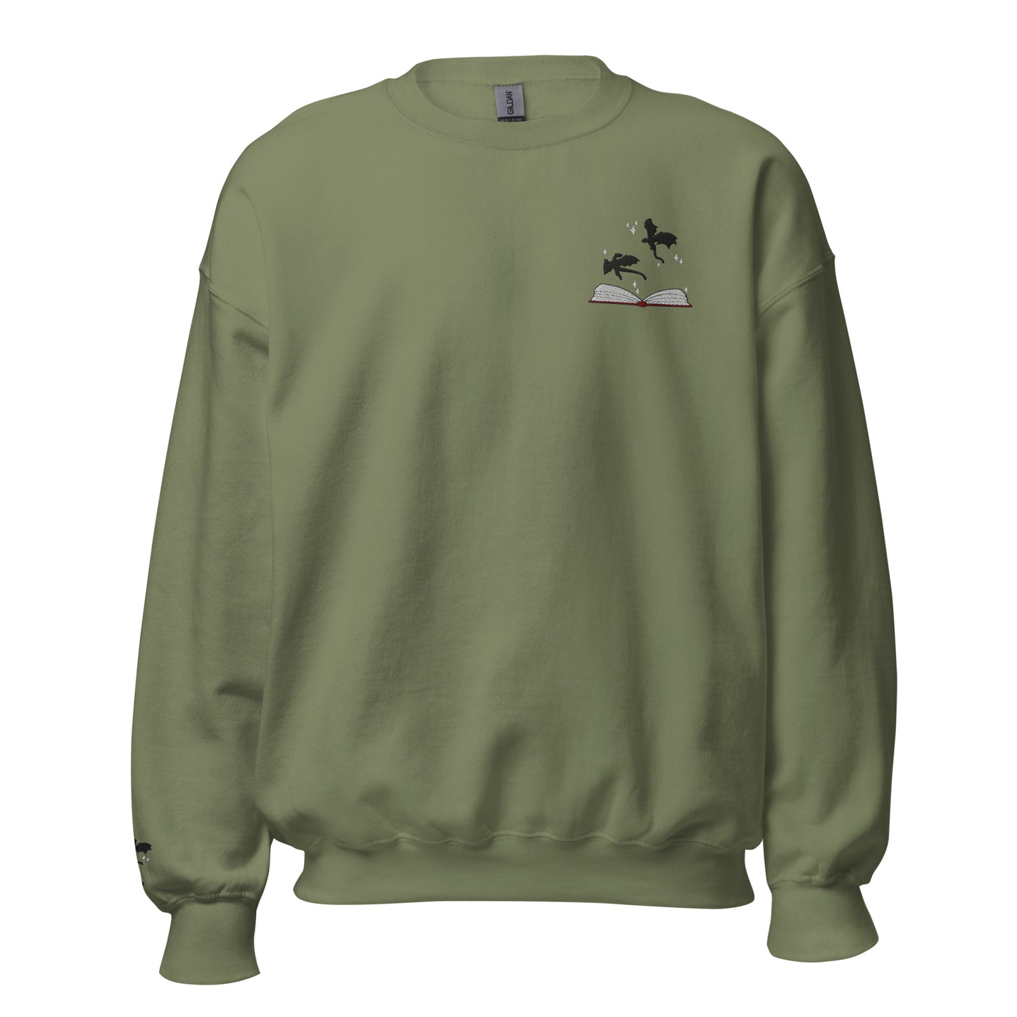 bookish dragons sweatshirt bestickt fantasy pullover drachen