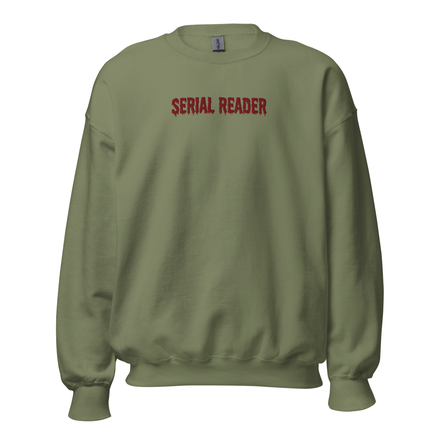 Serial Reader Sweatshirt bestickt military Thriller Merch