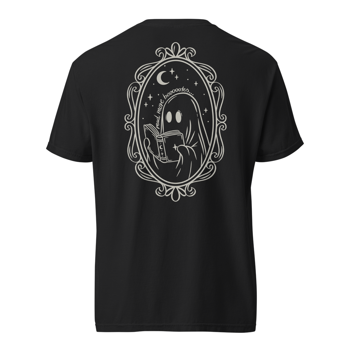 Bookish T-Shirt - Book Ghost mit Backprint
