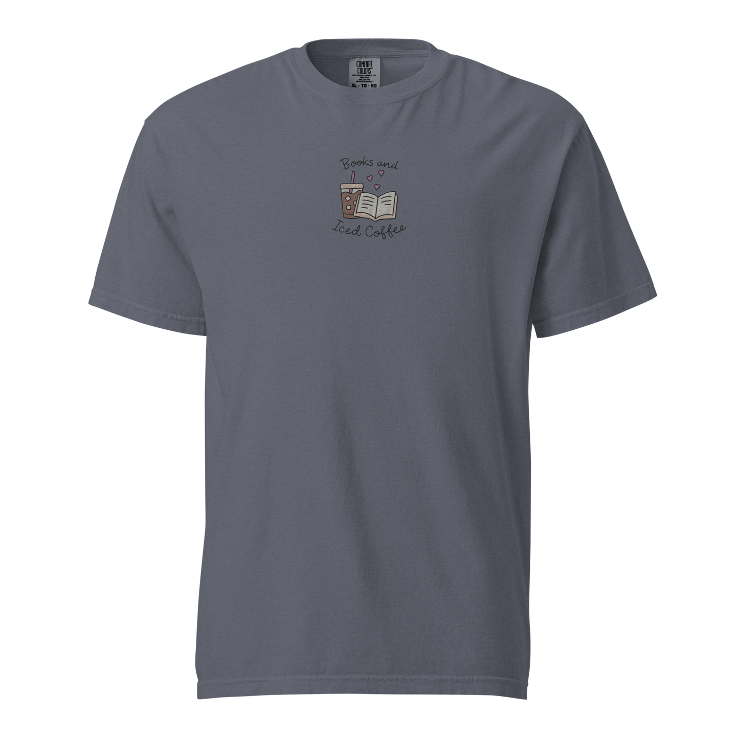 Buch Merch Books and Iced Coffe Shirt