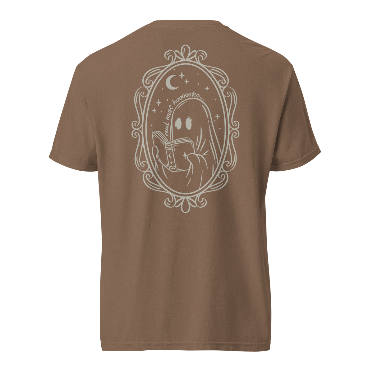 Bookish T-Shirt - Book Ghost mit Backprint
