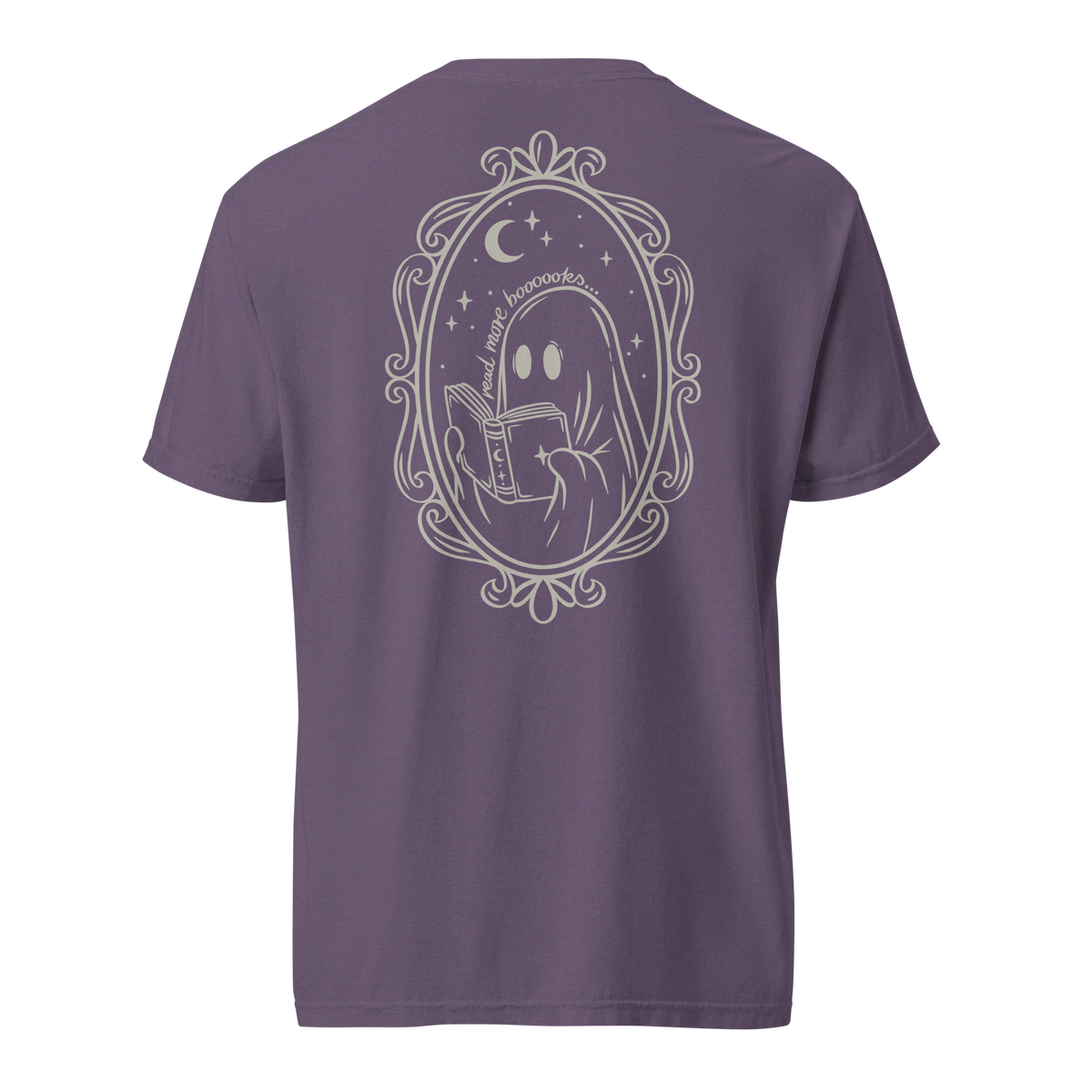 Bookish T-Shirt - Book Ghost mit Backprint
