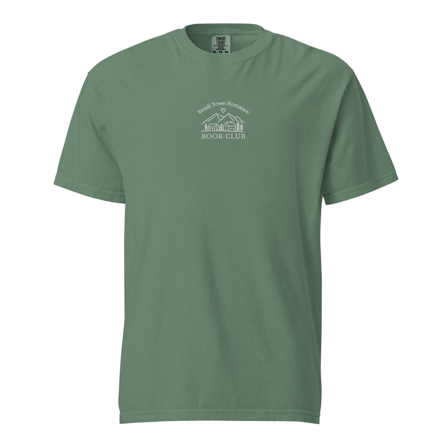 Small Town Romance Book Club Shirt grün