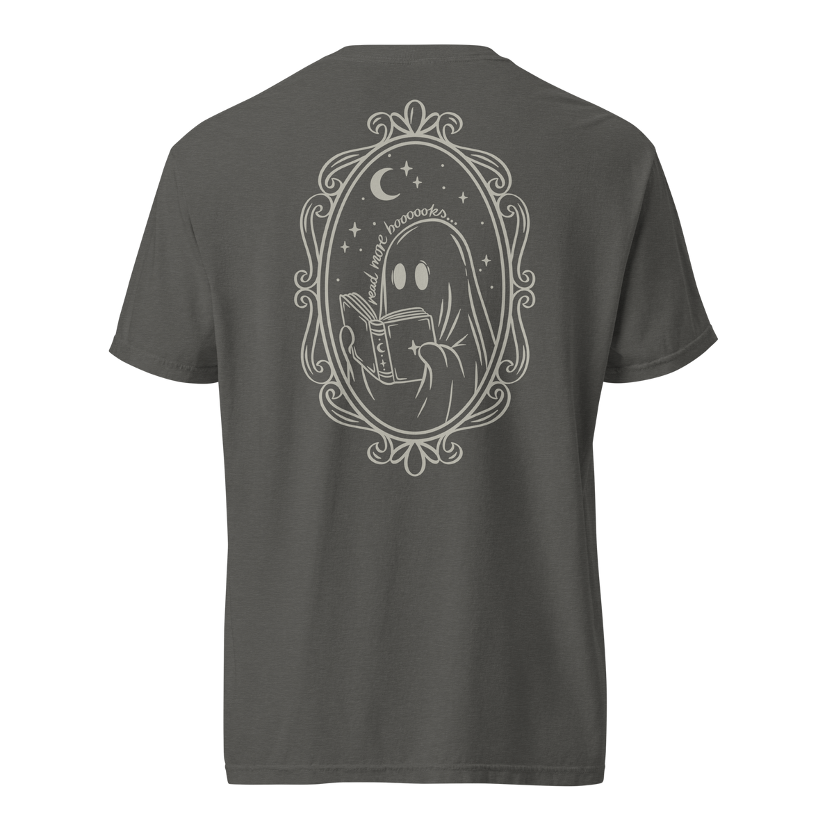 Bookish T-Shirt - Book Ghost mit Backprint