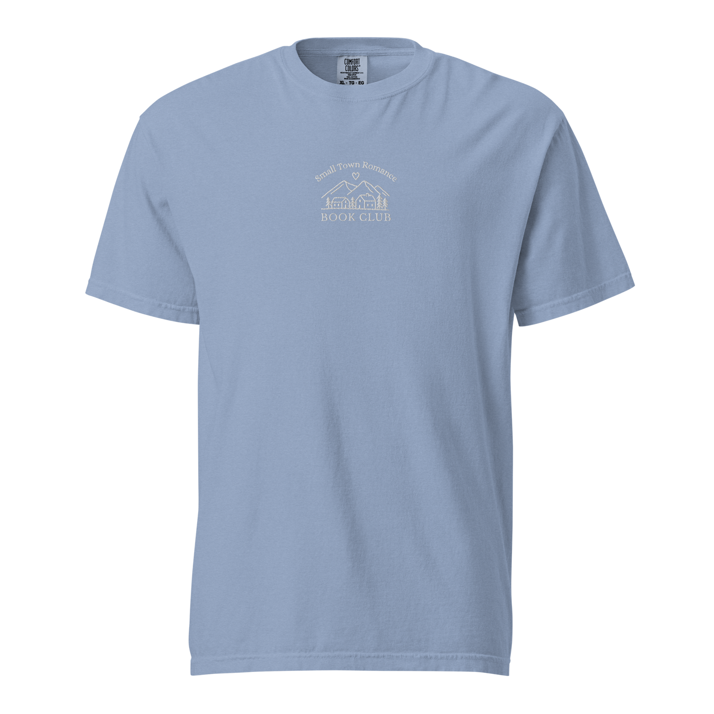 Small Town Romance Book Club Shirt hellblau